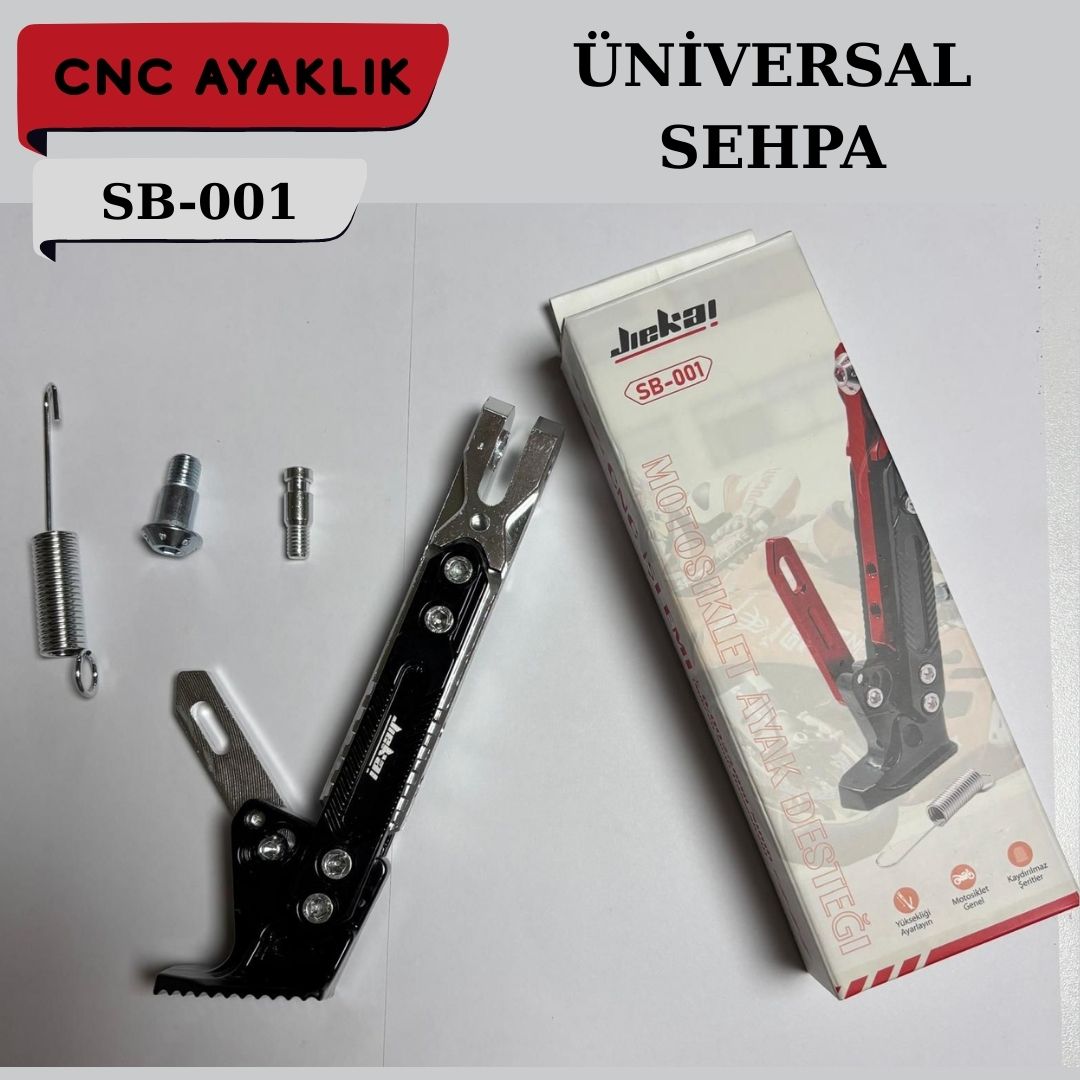 SB-001 * GÜMÜŞ * ÜNİVERSAL CNC YAN SEHPA AYAKLIK